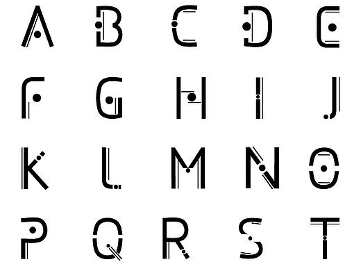 英文字体设计