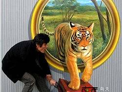 韩国3D奇异馆-猛兽馆订单,油画,手绘油画,欧式油画,壁画,欧式壁画,壁画工程,古典壁画,3D地画,3D壁画