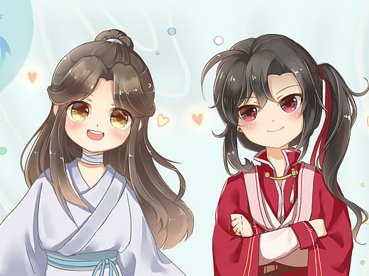 天官赐福Q版同人小合影