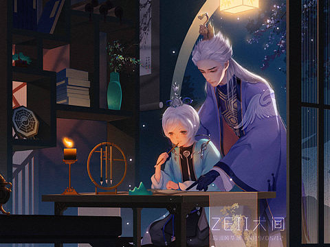 pv场景插画