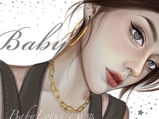 🆒girl（个人主页-ZNjAwNDc4NzI=） - 商业插画 - 站酷设计师BabyLotus原创素材 - 站酷ZCOOL