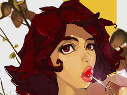 肖像练习： 小红帽&大眼妹（个人主页-ZMTE4MTY4OA==） - 创作习作 - 站酷设计师兔88原创素材 - 站酷ZCOOL