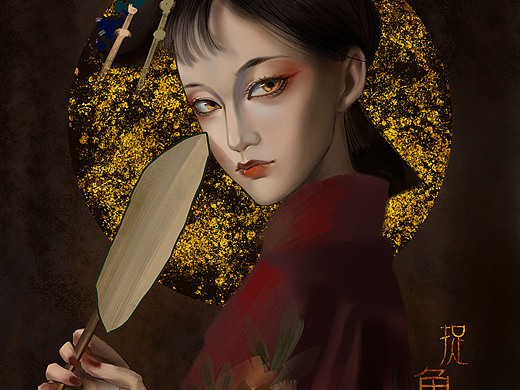 练习《关于我家浴缸有条鲛人的那些事》古风场景小练习作品信息创作