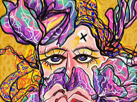 臺(tái)風(fēng)天配畫畫（個(gè)人主頁-ZMzgyNzMzMDA=） - 新銳潮流插畫 - 站酷設(shè)計(jì)師哎嘛啊丶是蒼耳啊原創(chuàng)素材 - 站酷ZCOOL