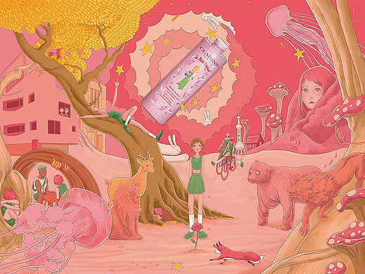 邂逅#粉嫩多巴胺少女#《仲夏夜之梦镜》