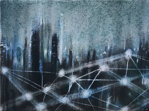 夜（个人主页-ZMzkwMjk3MDA=） - 商业插画 - 站酷设计师朱四顺原创素材 - 站酷ZCOOL