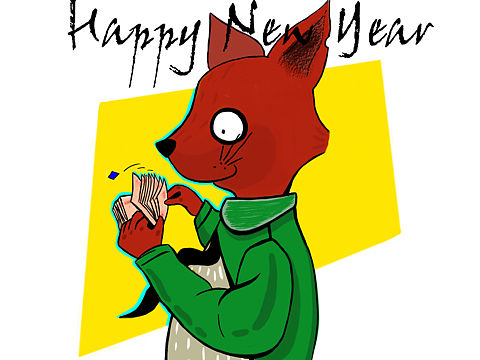 关于过年（个人主页-ZMjYzNDc1NzI=） - 创作习作 - 站酷设计师狐狸阿姨原创素材 - 站酷ZCOOL