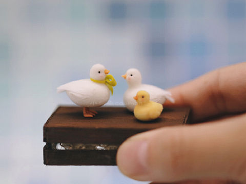 【小鳄鱼的粘土手册】是可爱的鸭鸭呐~