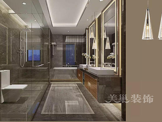 东润泰城五室两厅200平现代简约装修