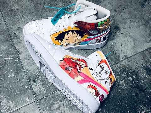 第一双手绘鞋 - 完工✌️