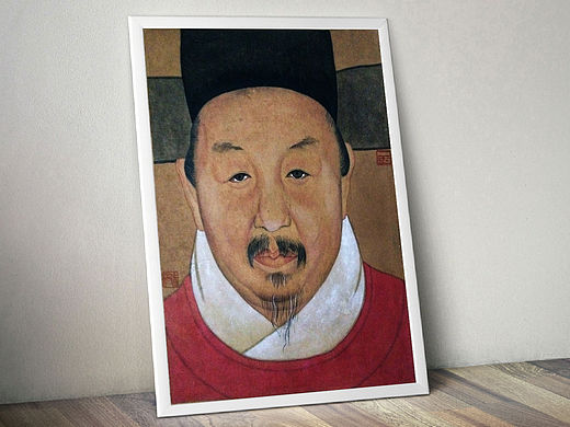 古代人物肖像工笔画