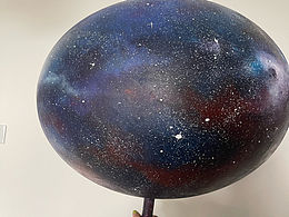 车展不锈钢丙烯星空球