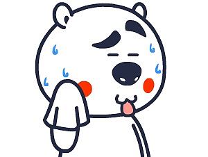 流汗无语表情——翔通动漫