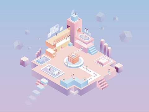 两张2.5D（个人主页-ZNDA3NTQ2OTY=） - 商业插画 - 站酷设计师Minatogawa原创素材 - 站酷ZCOOL