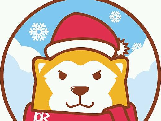 圣诞节新风格插画