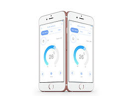 周練-原型上色-APP界面溫度調(diào)控