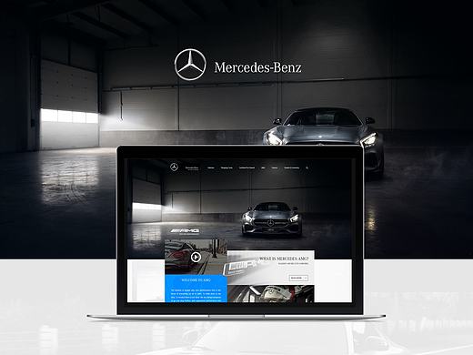 Website of Mecedes-AMG