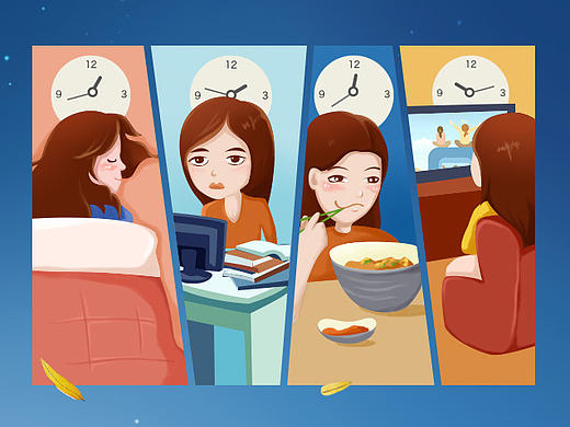 【原创】春节文艺创意海报（个人主页-ZMTk2MDc2NzI=） - 商业插画 - 站酷设计师苏小源原创素材 - 站酷ZCOOL