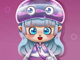 原创IP形象-水母少女