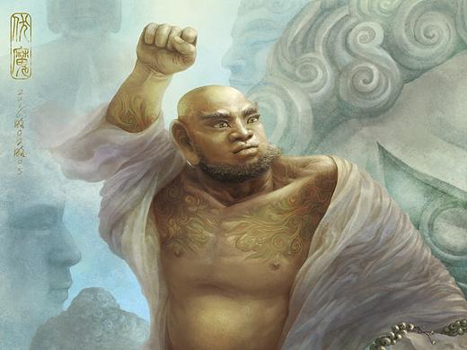 智深－伏魔（個(gè)人主頁(yè)-ZMTczNjc0NjQ=） - 概念設(shè)定 - 站酷設(shè)計(jì)師略略的畫(huà)原創(chuàng)素材 - 站酷ZCOOL