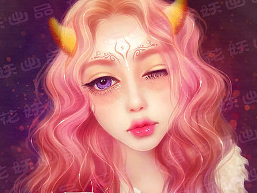 转手绘SD娃娃第二张，小金牛