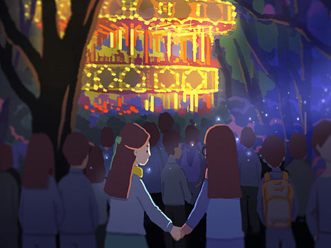 旋轉(zhuǎn)木馬（個人主頁-ZMjQ3NzAyMDg=） - 創(chuàng)作習(xí)作 - 站酷設(shè)計師Anna_Lin_小雪龍原創(chuàng)素材 - 站酷ZCOOL