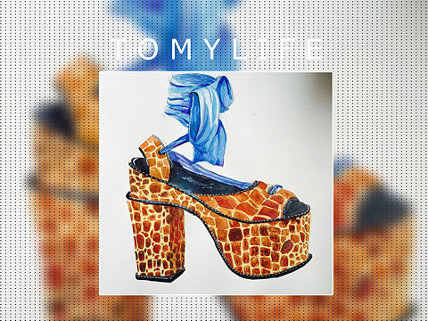 彩铅画——鞋子