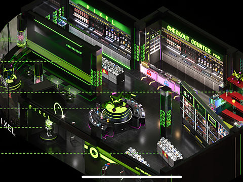 PIXEL · 潮玩店设计|概念方案