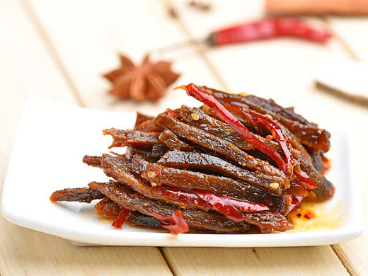 自贡特产冷吃牛肉|麻辣牛肉条|冷吃系列|熟食系列|盐帮传统风味电商网页设计