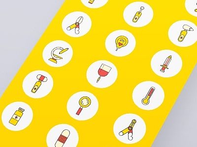 几个标和医疗类工具icon