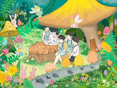 记录日常（个人主页-ZNTQ0NjY3OTI=） - 儿童插画 - 站酷设计师袁韵原创素材 - 站酷ZCOOL