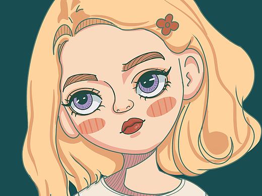 刚完成的美少女（个人主页-ZNTA0OTkxNjA=） - 创作习作 - 站酷设计师小屁玫原创素材 - 站酷ZCOOL