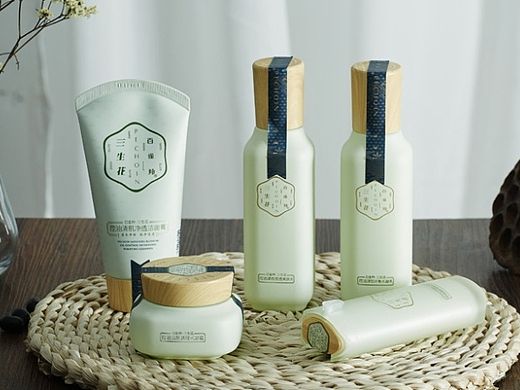 百雀羚三生花4系列产品开发设计