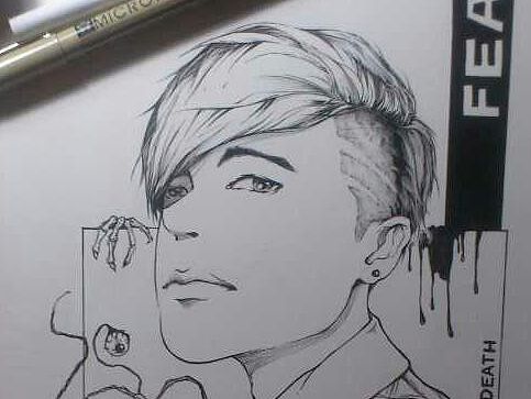 初中画的现在大学快毕业了。。