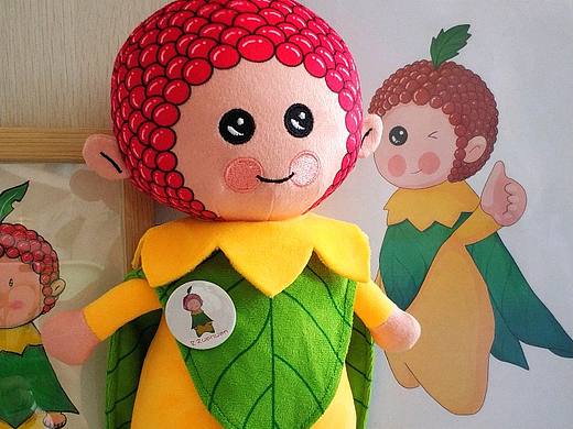 三七娃娃“文小七(文文)”布偶打版样品第三版