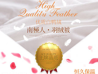 淘宝天猫羽绒被家纺详情页