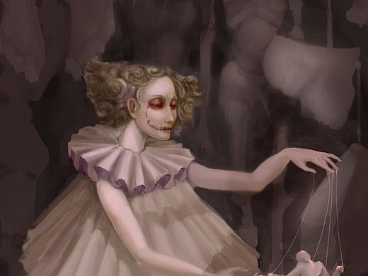 马戏团的诡异故事（个人主页-ZMTc4MTU0NDA=） - 创作习作 - 站酷设计师真空球形小胡迪原创素材 - 站酷ZCOOL