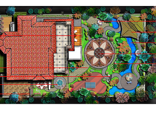 一别墅花园设计（个人主页-ZMTg0NTcwNTI=） - 景观设计 - 站酷设计师我叫安原创素材 - 站酷ZCOOL