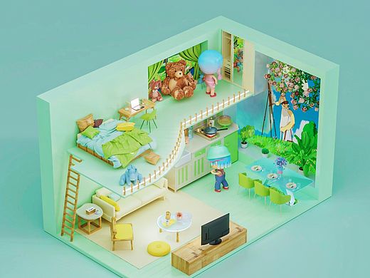 小房子C4D