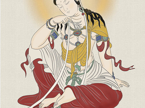 敦煌壁画佛像