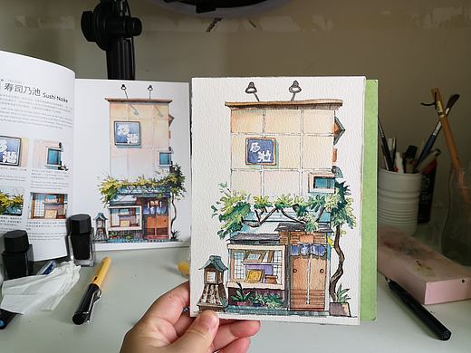 临摹东京老铺（1）