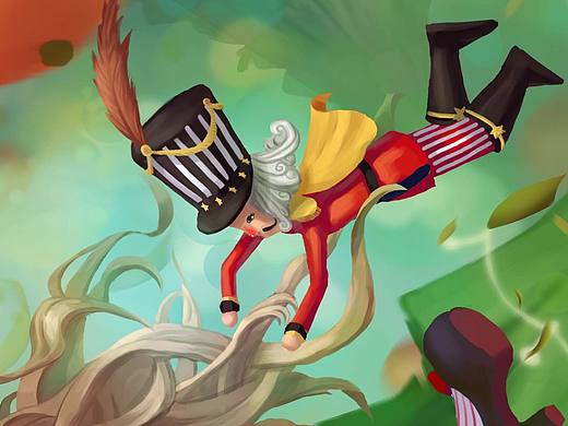 拯救东莞失足少女的胡桃夹子士兵 插画