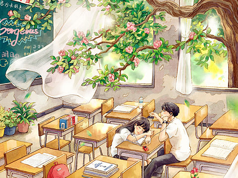 一些青春（個人主頁-ZMzU0MzEzNzY=） - 商業(yè)插畫 - 站酷設(shè)計師VIVID雨希原創(chuàng)素材 - 站酷ZCOOL