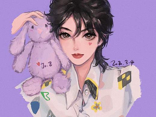 【手繪練習】每天畫一位美麗的小姐姐02（個人主頁-ZNDMxMTY2MTI=） - 創(chuàng)作習作 - 站酷設計師蛋包飯JoZ原創(chuàng)素材 - 站酷ZCOOL