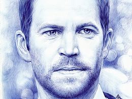 <Paul Walker>BALL POINT PENS DRAWING