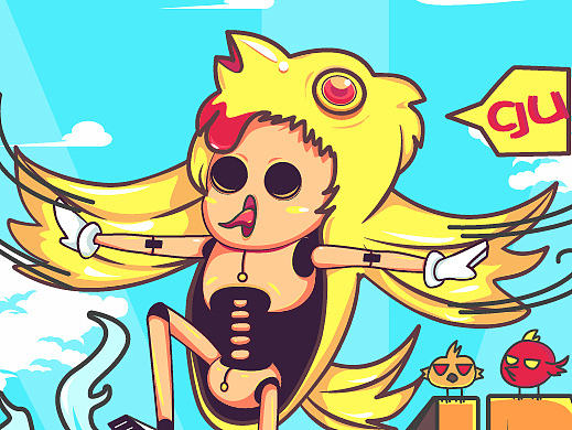 17跨年活動(dòng)--荒誕雞年（個(gè)人主頁(yè)-ZMTk5MTMyMzI=） - 創(chuàng)作習(xí)作 - 站酷設(shè)計(jì)師singleXie原創(chuàng)素材 - 站酷ZCOOL