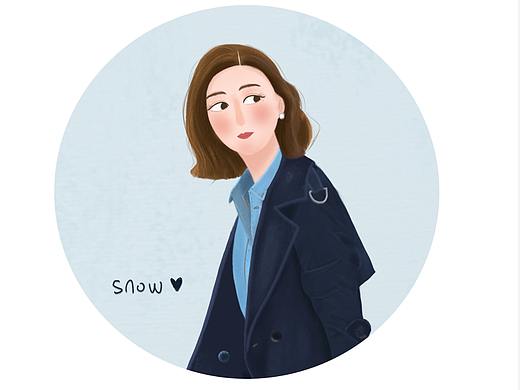 美丽的小姐姐（个人主页-ZMzczMTMyMzI=） - 商业插画 - 站酷设计师绘梦snow原创素材 - 站酷ZCOOL