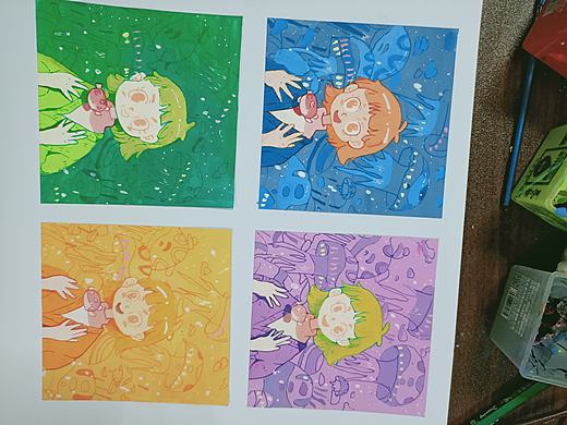 色彩构成（个人主页-ZNDAxOTg5NDg=） - 绘画 - 站酷设计师Z60857098原创素材 - 站酷ZCOOL