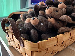 趴趴熊羊毛毡杯垫