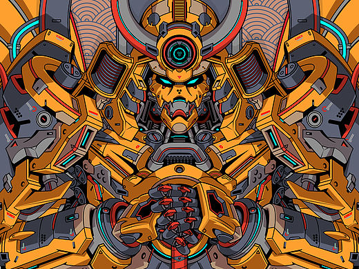 大黄蜂（个人主页-ZNDAzMzY1ODg=） - 艺术插画 - 站酷设计师占宽宽原创素材 - 站酷ZCOOL